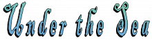 Under the sea word png