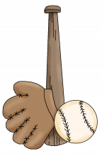 Baseball bat glove png