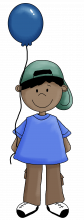 Boy with balloon 2 png