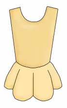 Leotard tutu yellow jpg