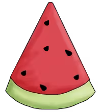 Watermelon slice png